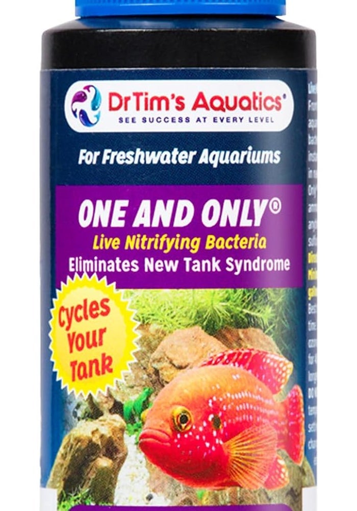 DrTim's Aquatics One & Only Live Nitrifying Bacteria for Freshwater Aquariums - 60 ml - Image 1